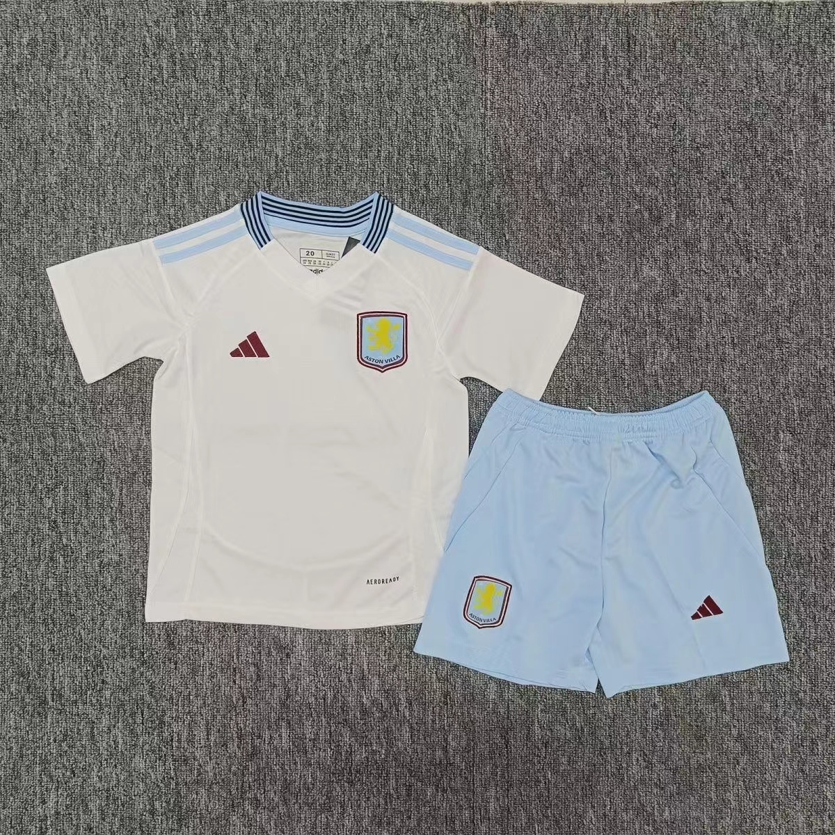 2024 Aston Villa Away Football Shirt Kids Size