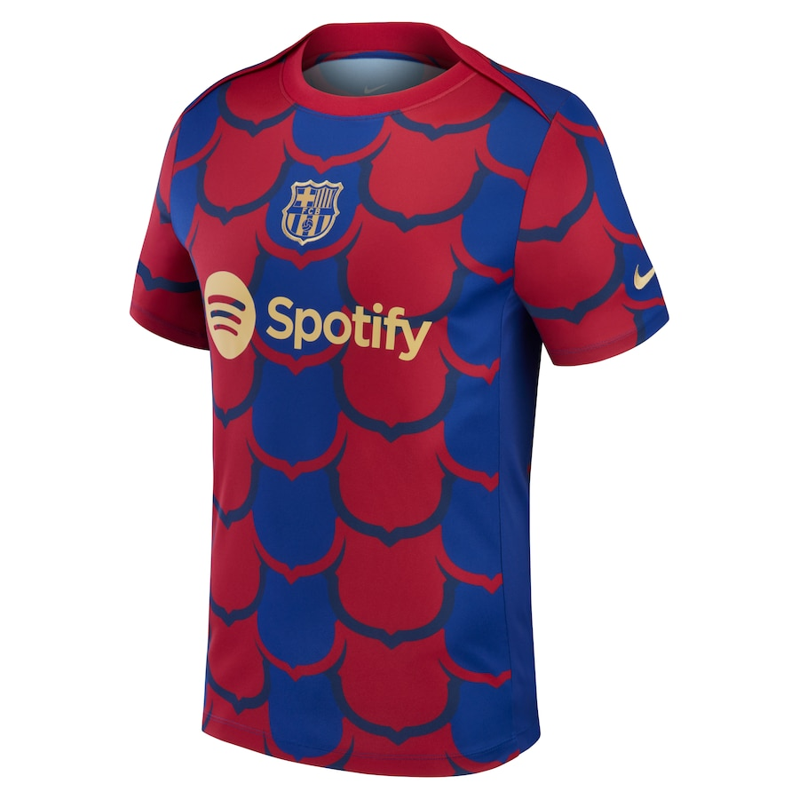 Barcelona Pre Match Top - Royal Blue
