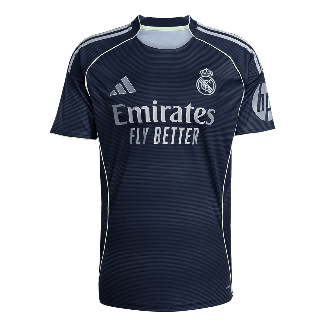 VINI JR. #7 2025/26 Real Madrid Soccer Jersey Away Custom Football Shirt Fan Version