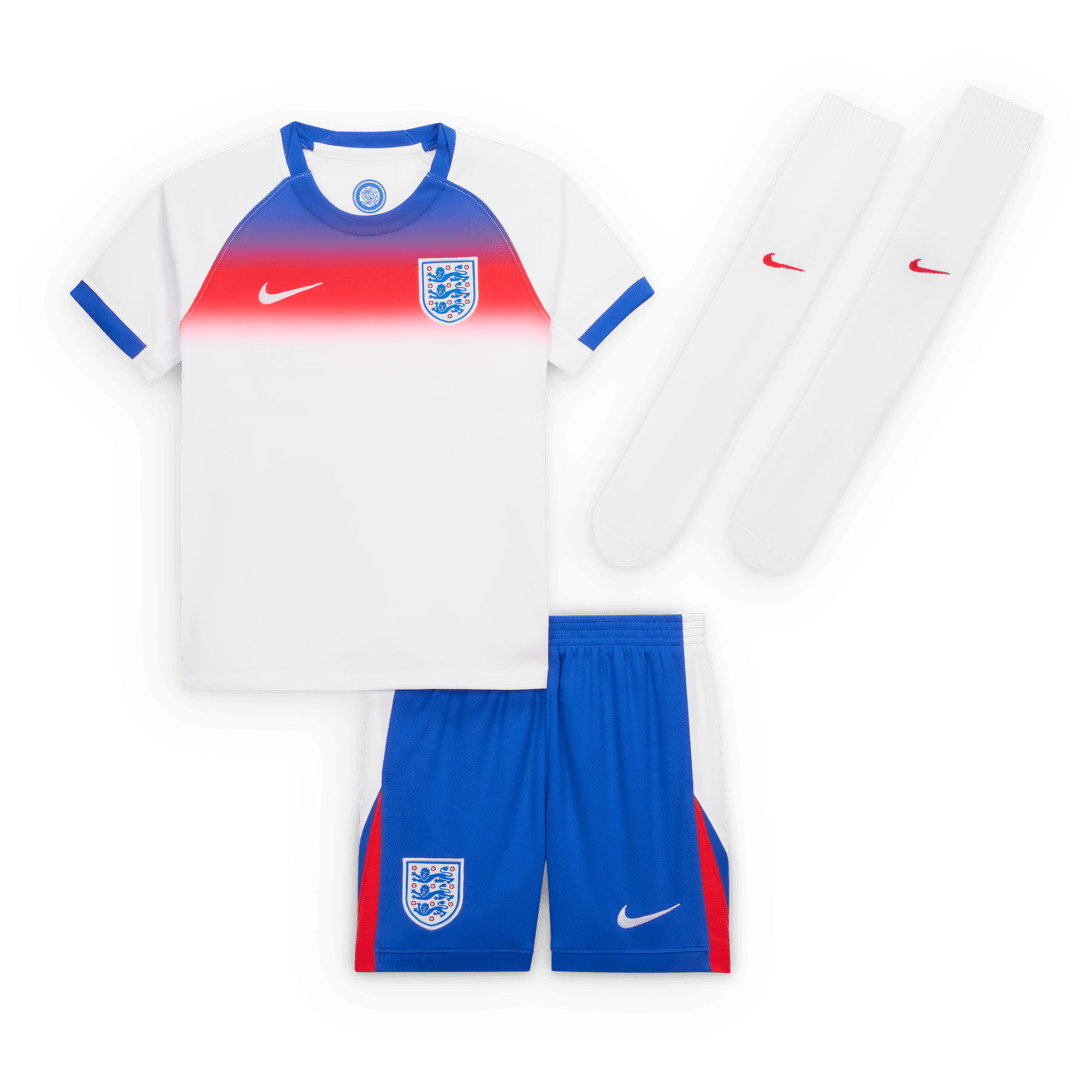 2025 England Kids & Adults Home Full Soccer Kits Football Shirt