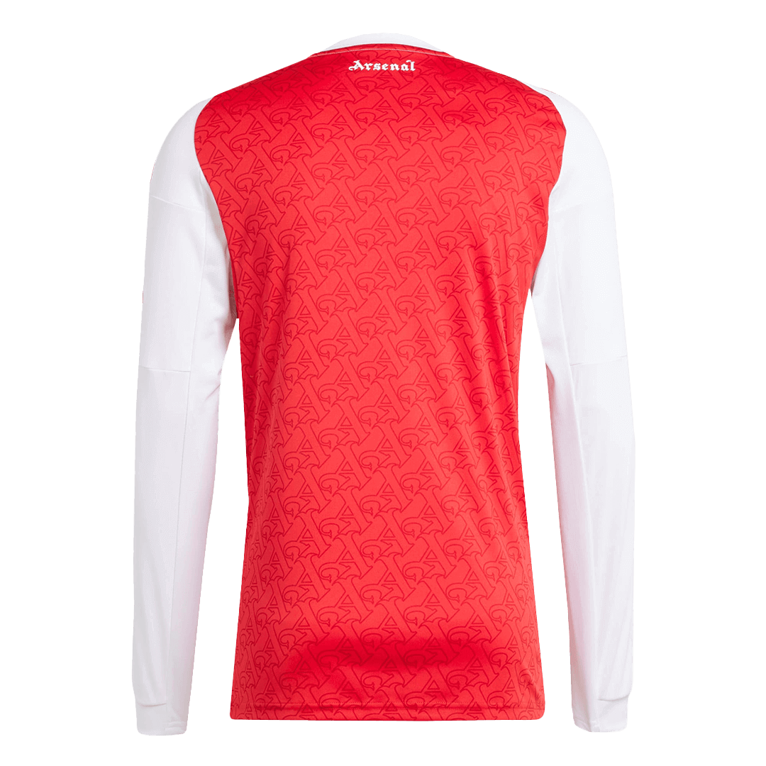 2025/26 Arsenal Long Sleeve Soccer Jersey Home Custom Football Shirt