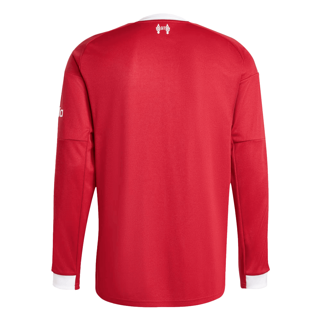 2025/26 Liverpool Long Sleeve Jersey Home Football Shirt