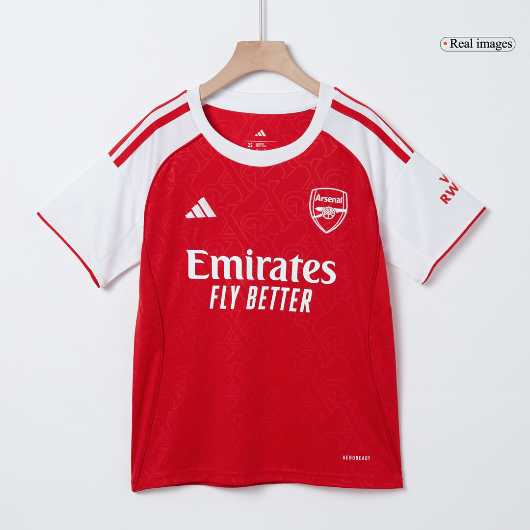 2025/26 Arsenal Kids & Adults Home Full Soccer Kits Football Shirt