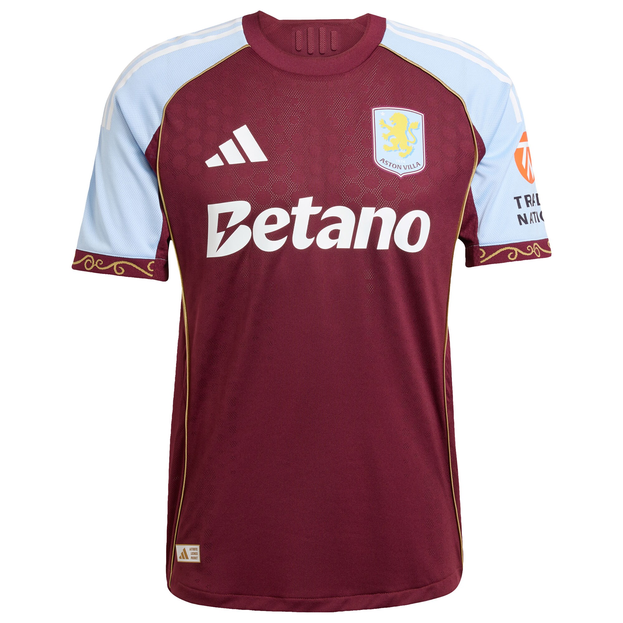 2025/26 Aston Villa Home Football Shirt Player version