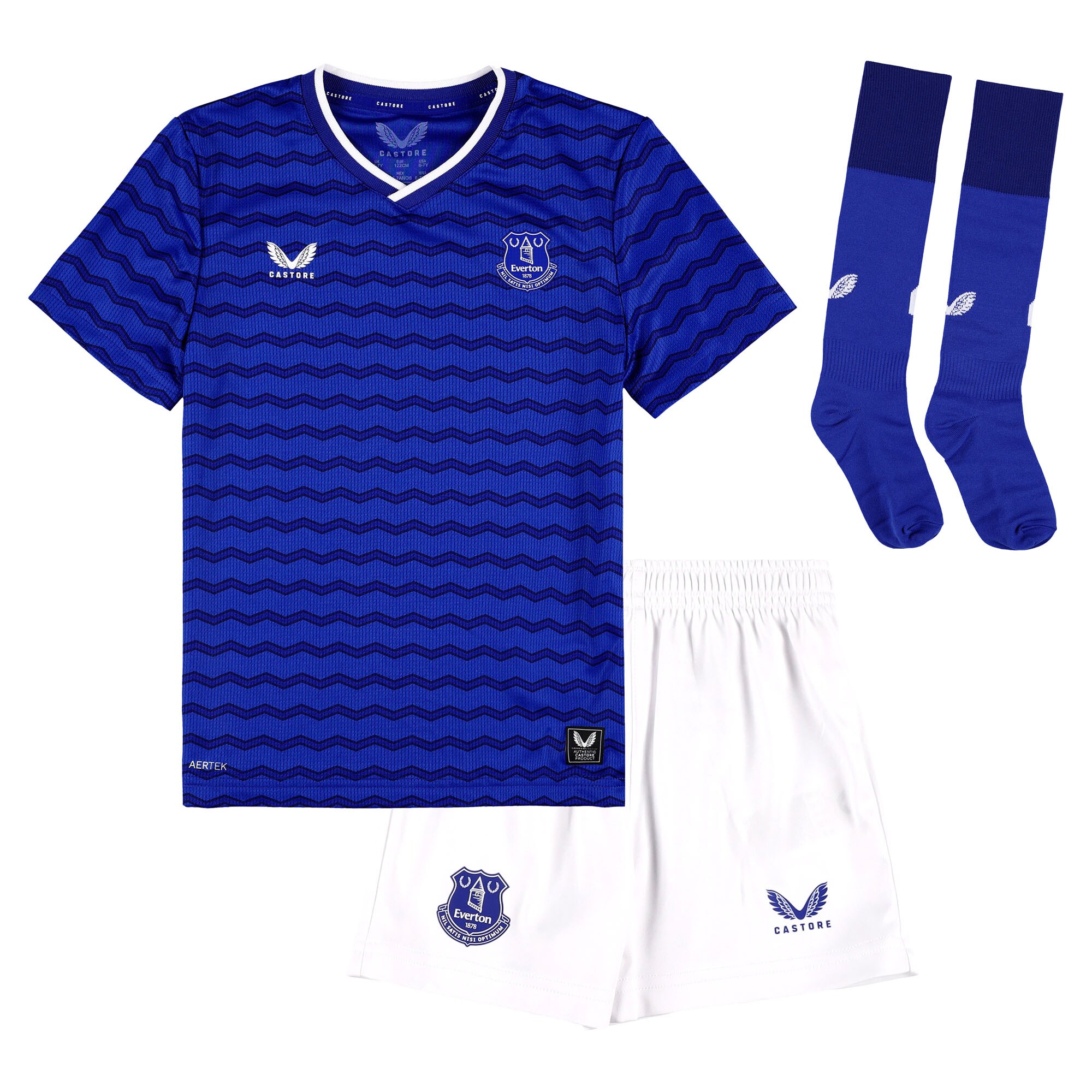 2025/26 Everton Kids & Adults Home Full Soccer Kits Football Shirt