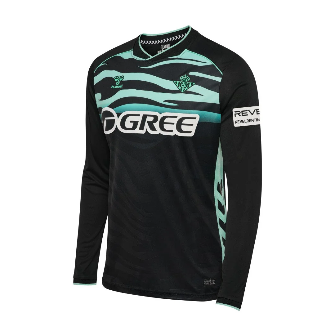 2025/26 Real Betis Long Sleeves Jersey Third Away Custom Football Shirt