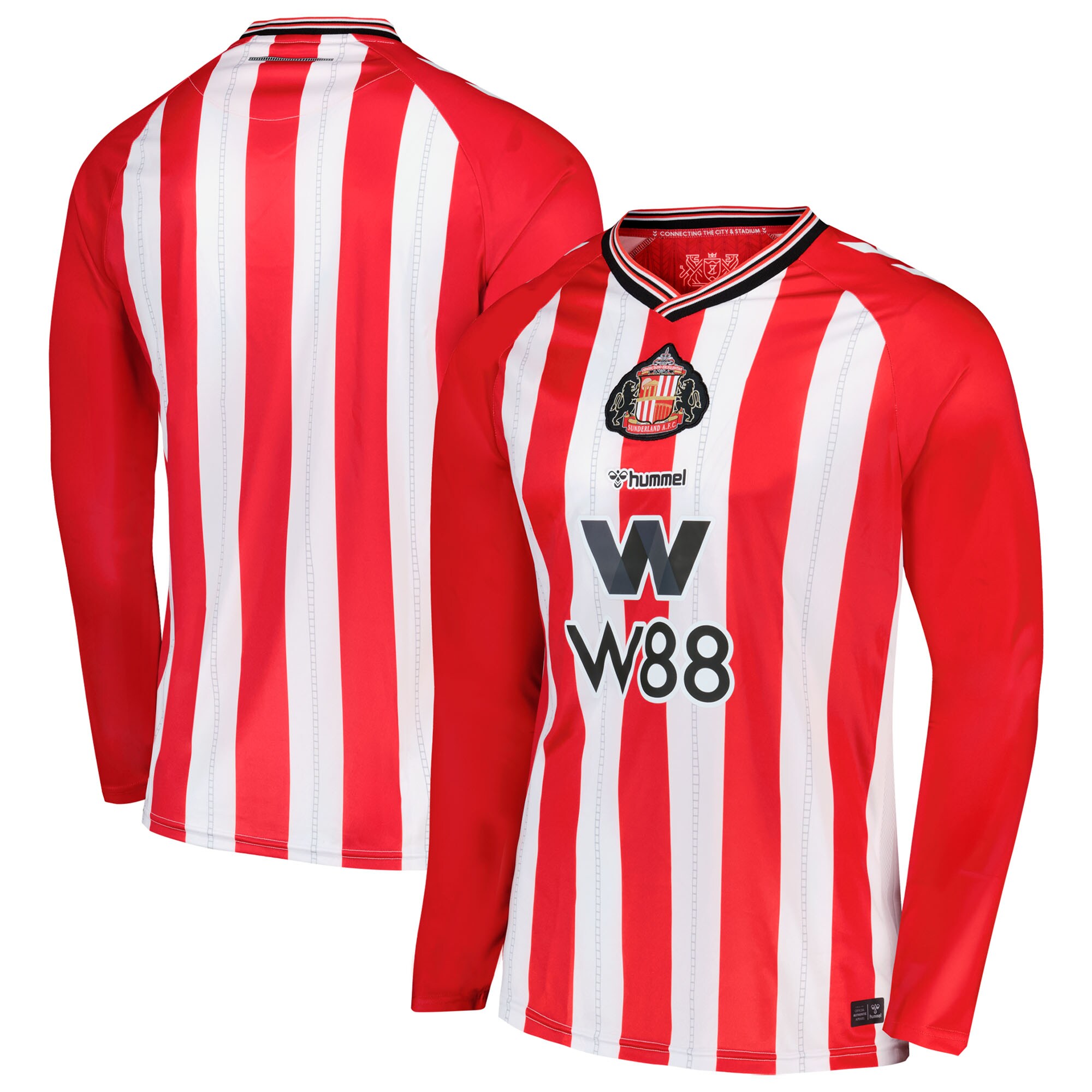 2025/26 Sunderland Long Sleeves Jersey Home Custom Football Shirt