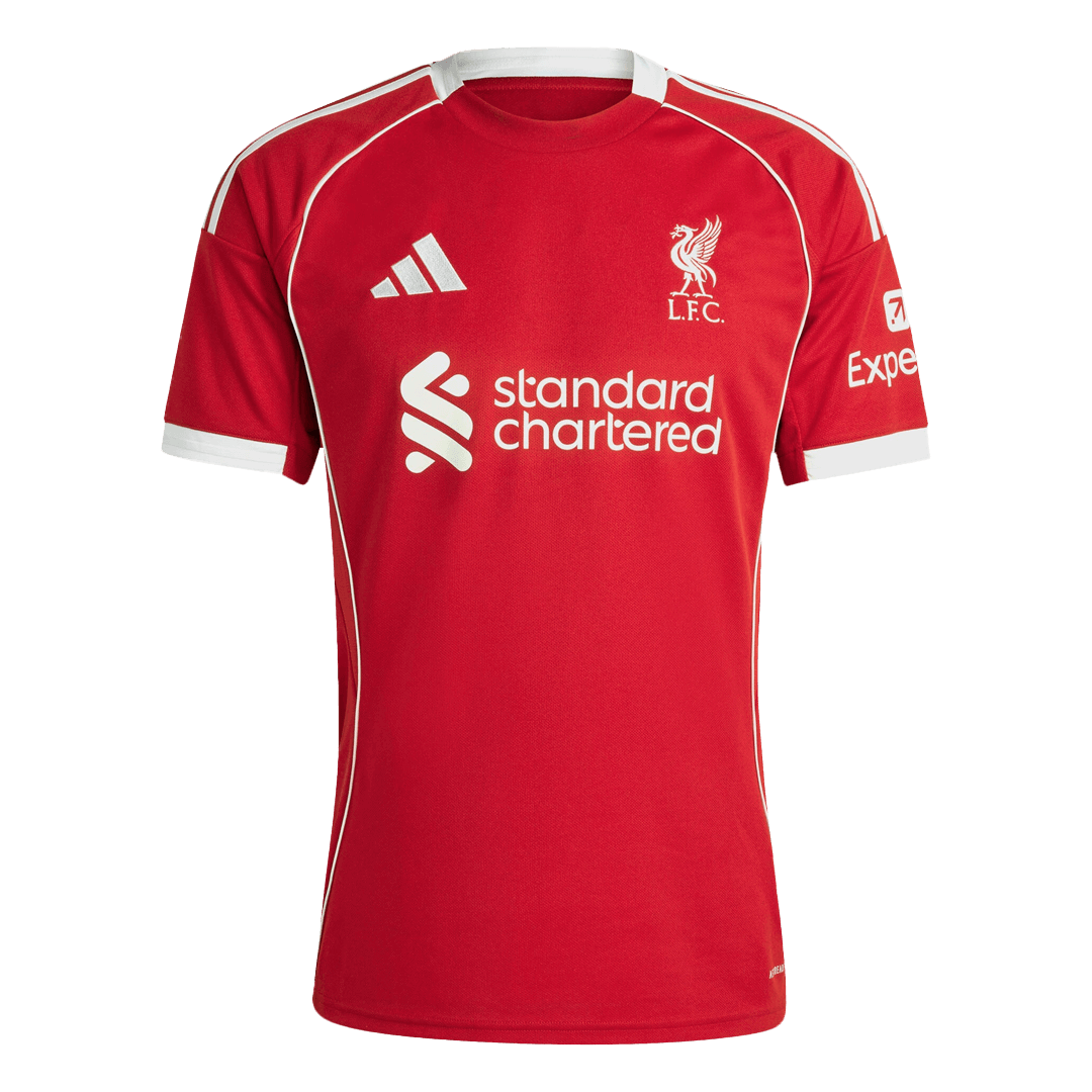 M.SALAH #11 Liverpool Home Jersey Fan Version 2025/26