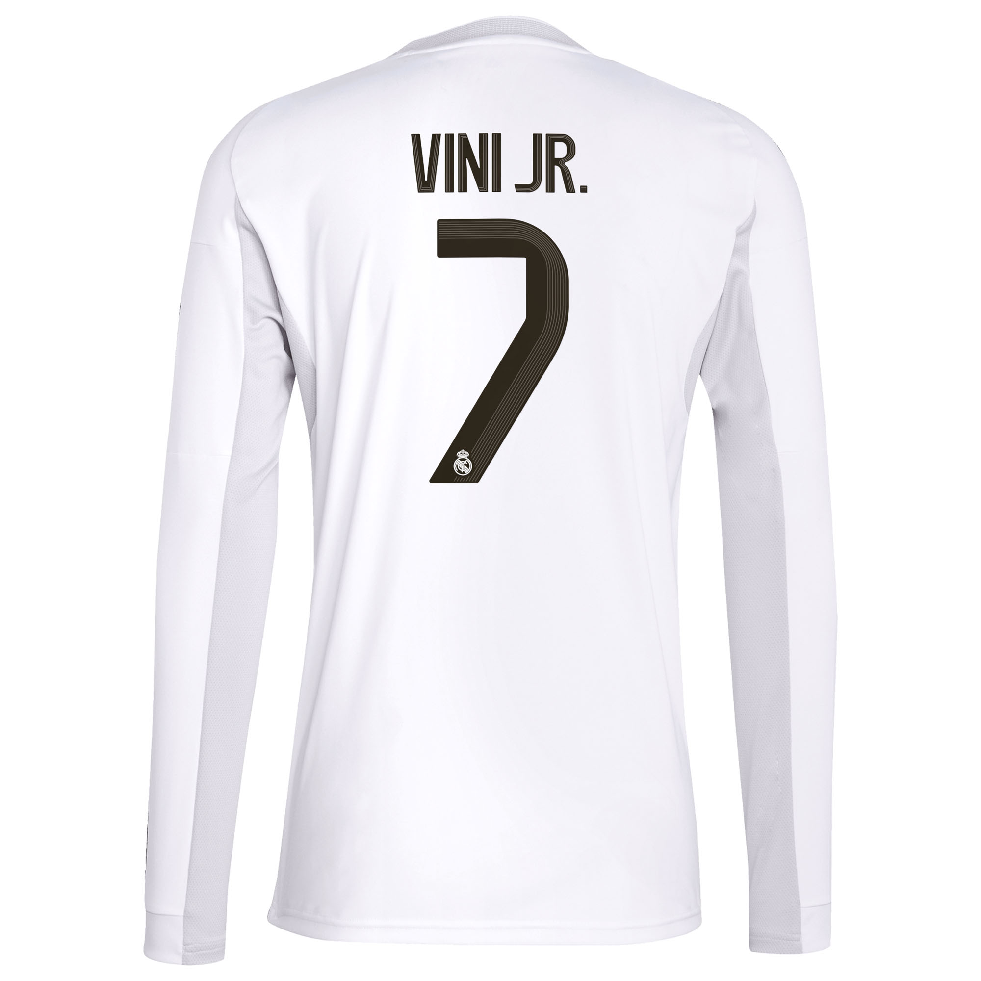 Vini Jr. #7 2025/26 Real Madrid Long Sleeves Soccer Jersey Home Custom Football Shirt