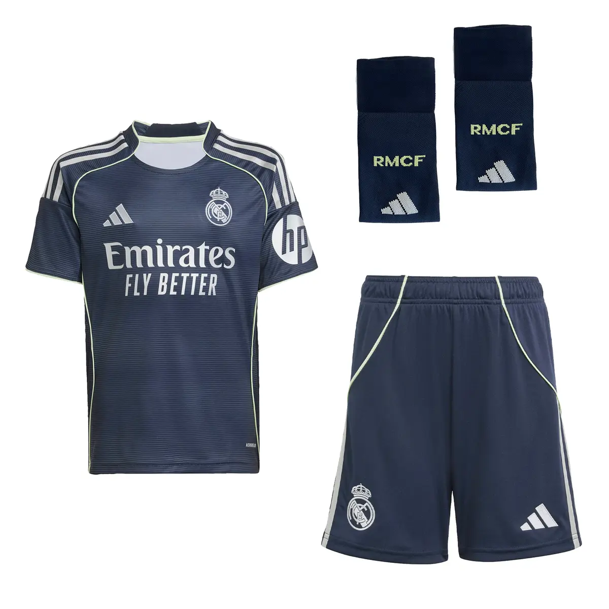 VINI JR. #7 2025/26 Real Madrid Away Kids Kits Full Soccer Football Shirt