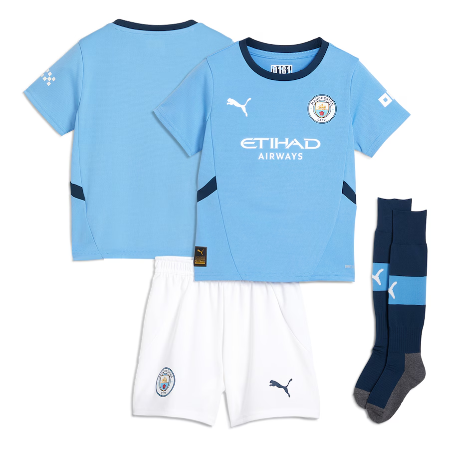 2024 Manchester City Home Football Shirt Kids Size
