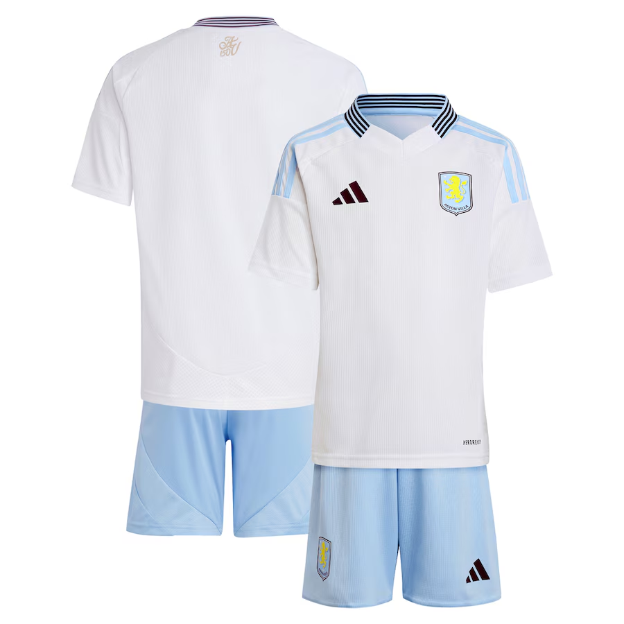 2024 Aston Villa Away Football Shirt Kids Size