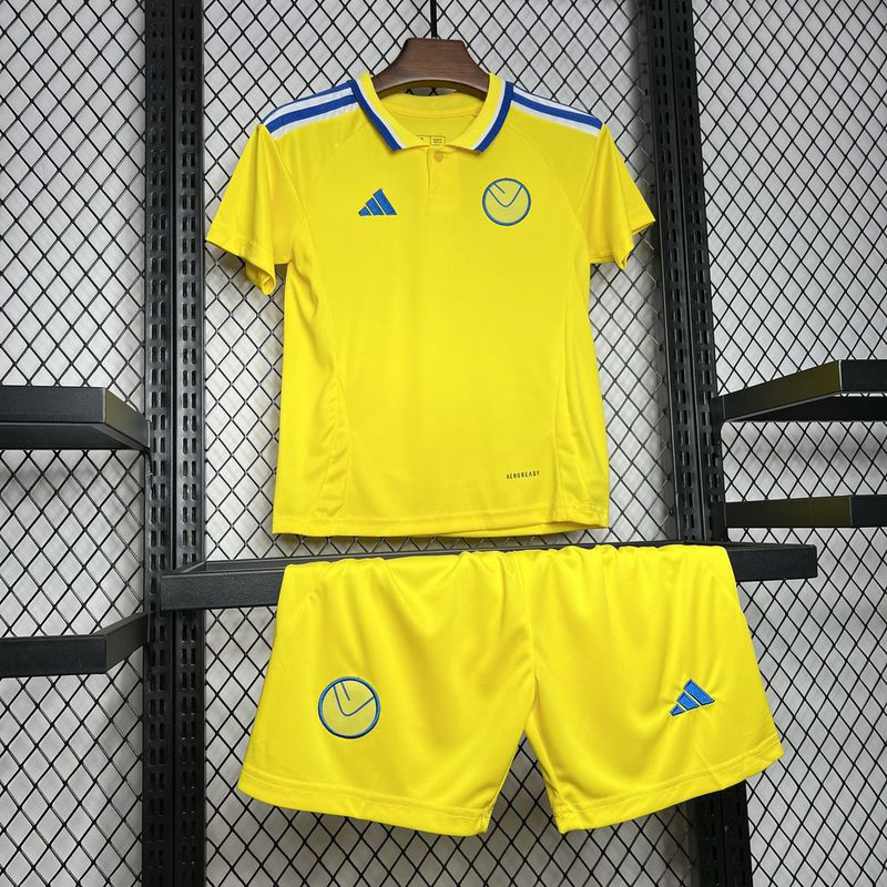 2024/25 Leeds United Kids / Men Away Full Soccer Kits Football Shirt