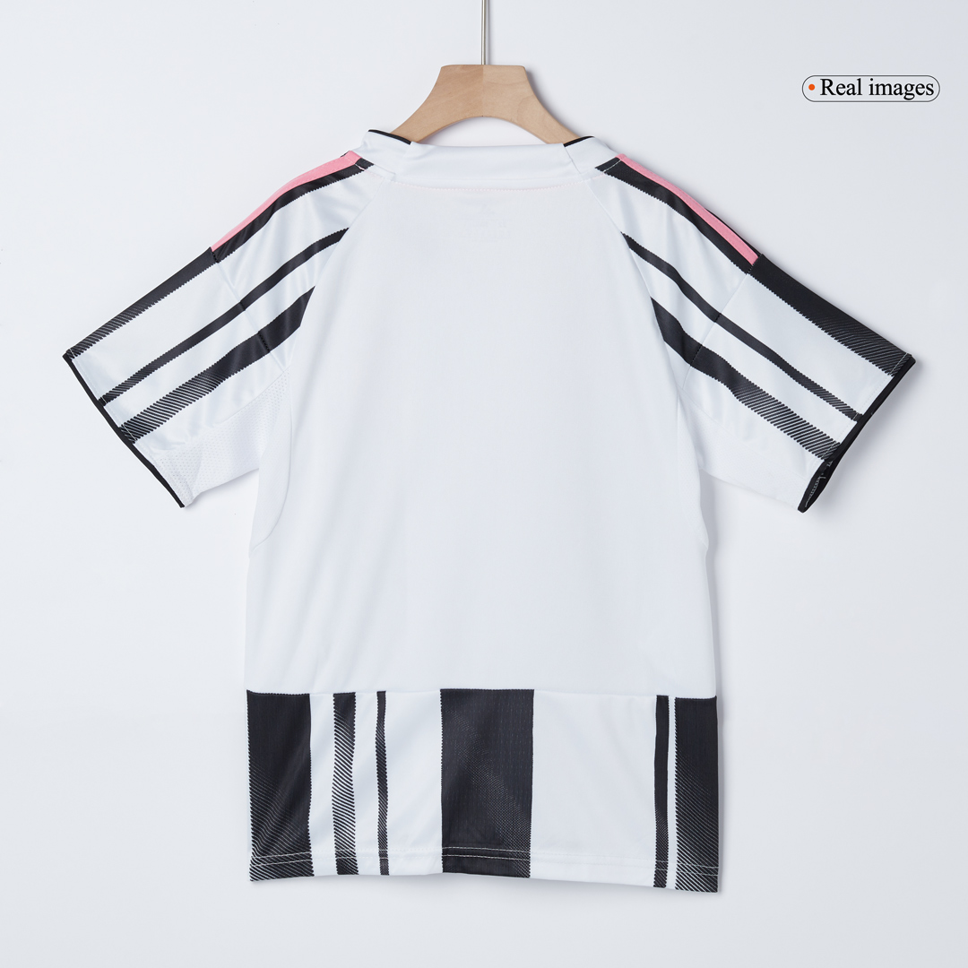 2025/26 Juventus Kids Home Full Soccer Kits Football Shirt