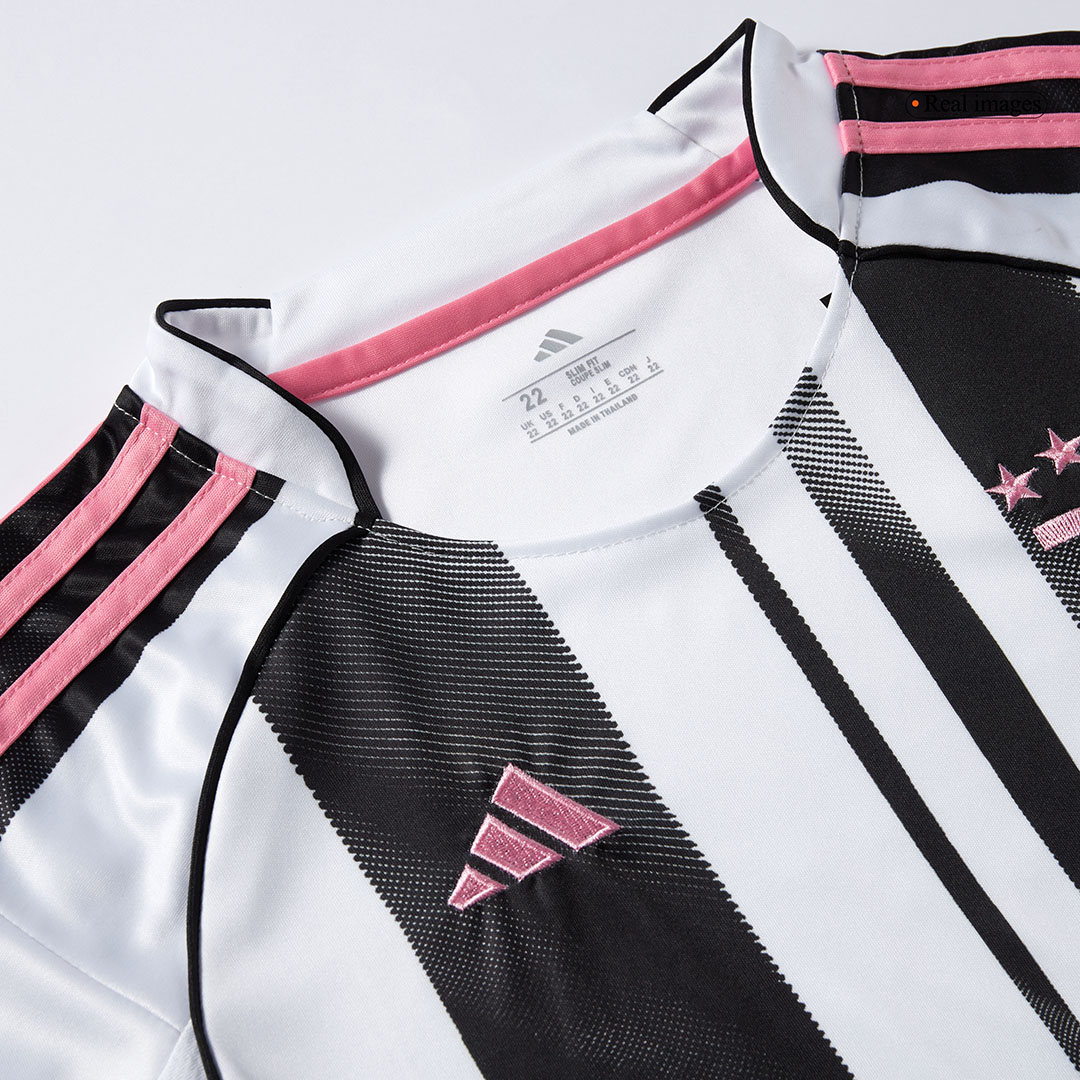2025/26 Juventus Kids Home Full Soccer Kits Football Shirt