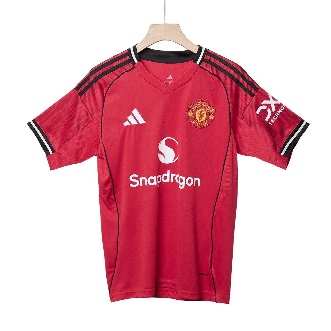 25/26 Manchester United Home Football Shirt Fan version