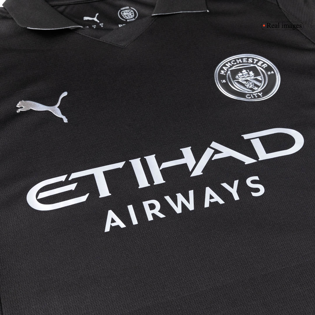 2025/26 Manchester City Soccer Jersey Away Custom Football Shirt Fan Version
