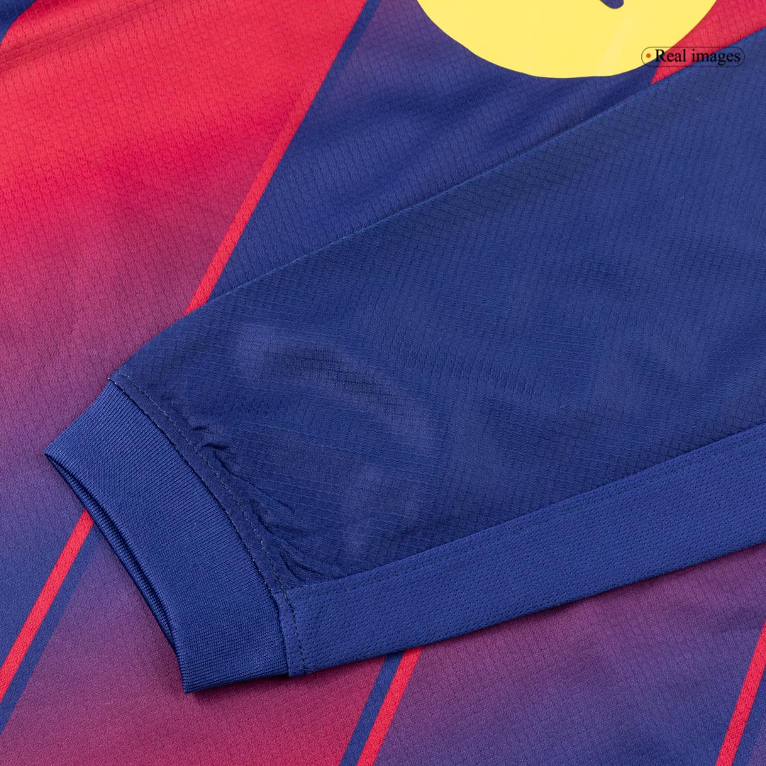 2025/26 Barcelona Long Sleeves Jersey Home Custom Football Shirt