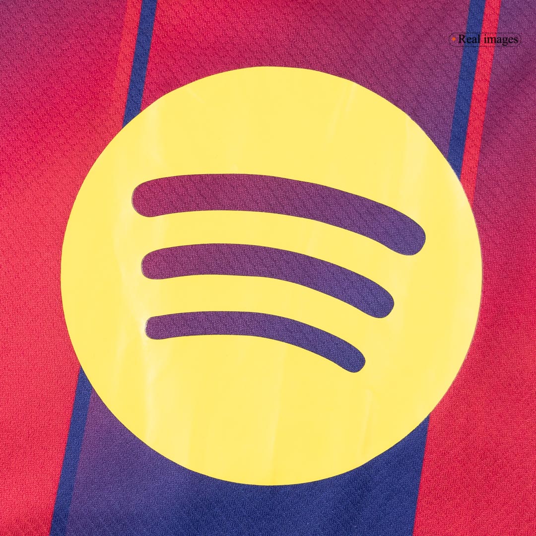 2025/26 Barcelona Long Sleeves Jersey Home Custom Football Shirt