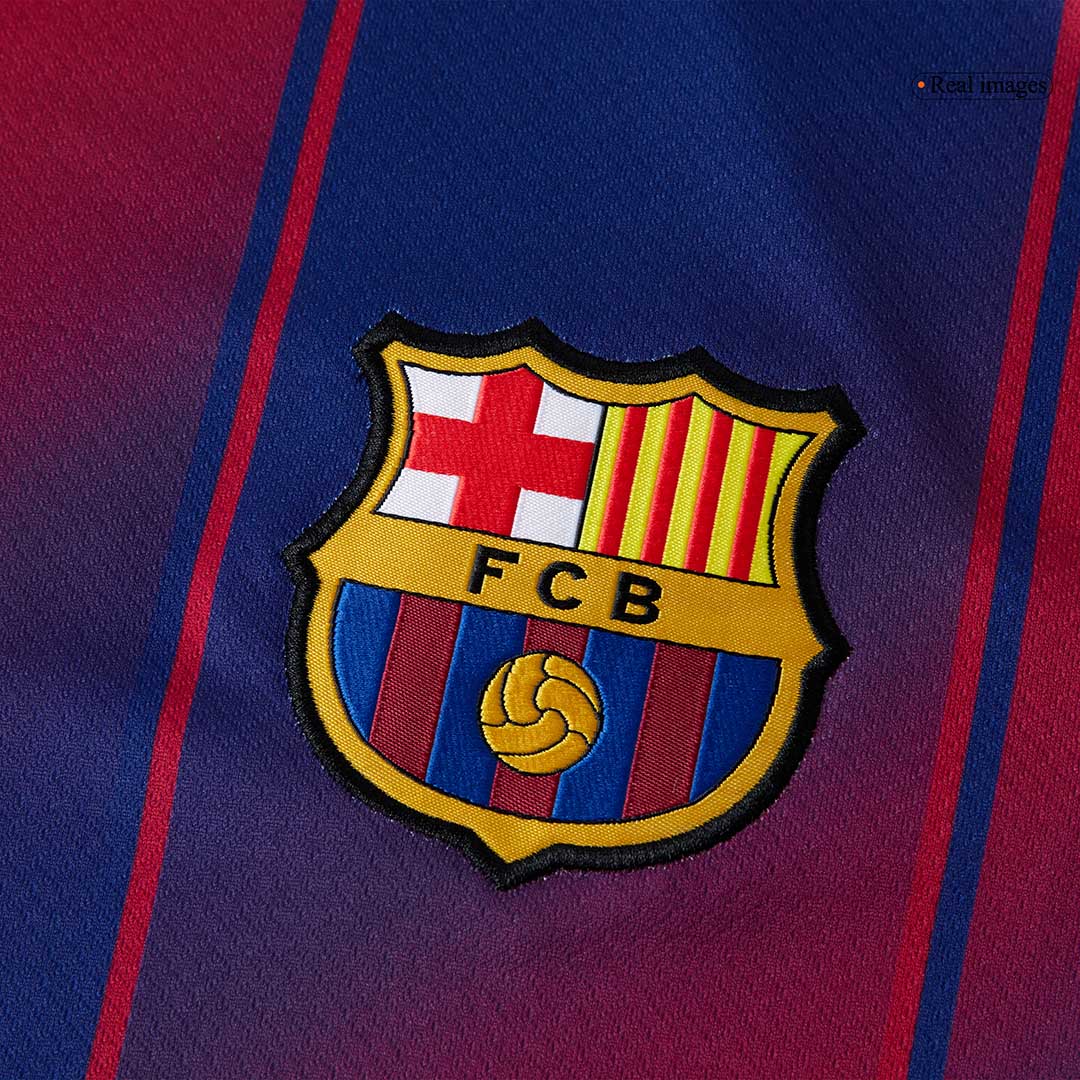 2025/26 Barcelona Soccer Jersey Home Custom Football Shirt Fan Version