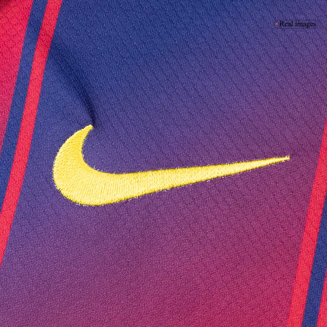 2025/26 Barcelona Long Sleeves Jersey Home Custom Football Shirt