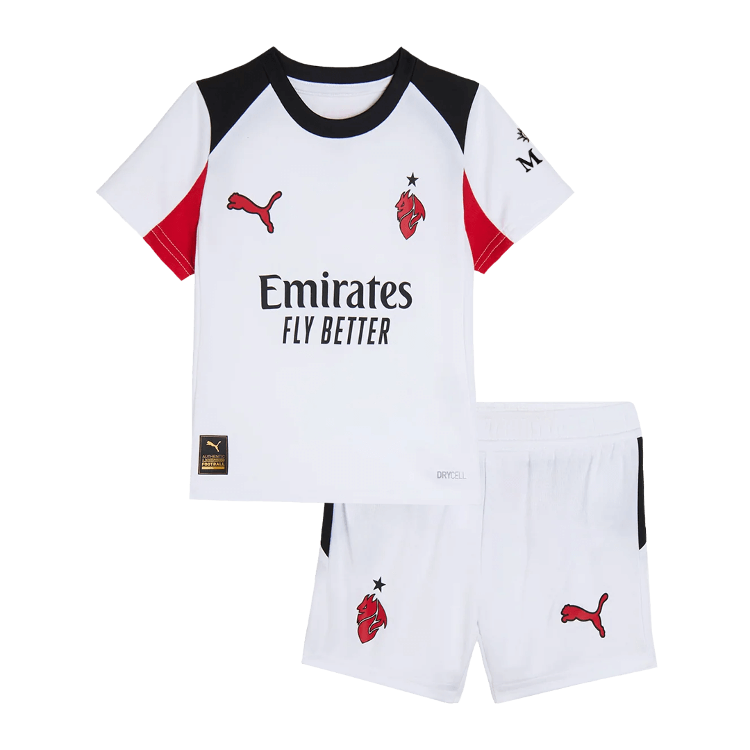 2025/26 AC Milan Kids & Adults Away Full Soccer Kits Football Shirt