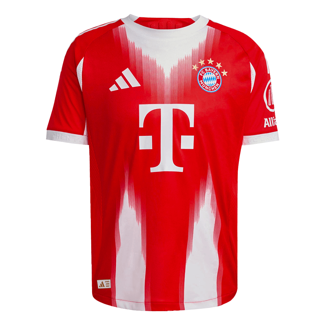 2025/26 Bayern Munich Soccer Jersey Home Custom Football Shirt Player Version