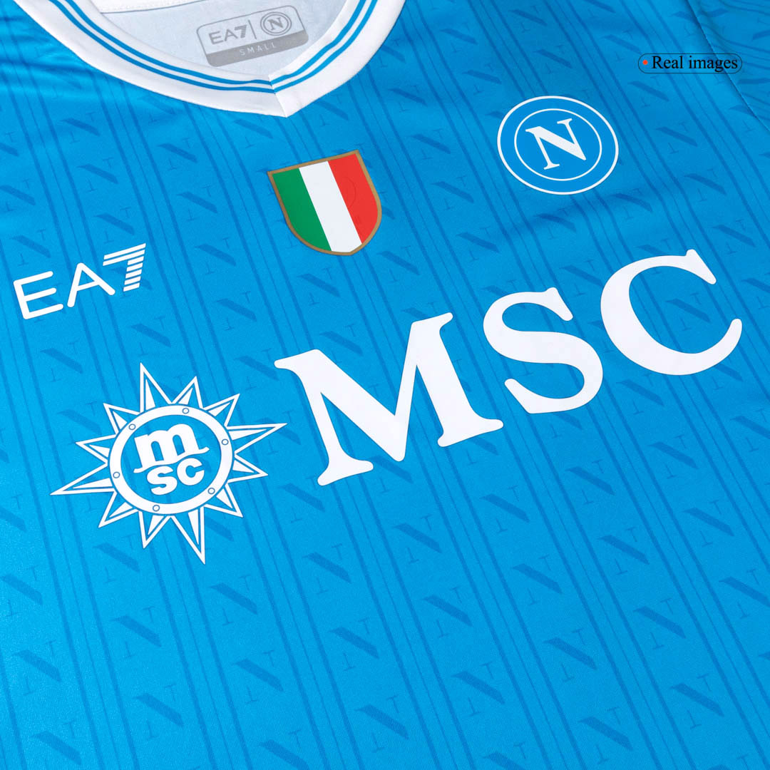 2025/26 Napoli Soccer Jersey Home Custom Football Shirt Fan Version