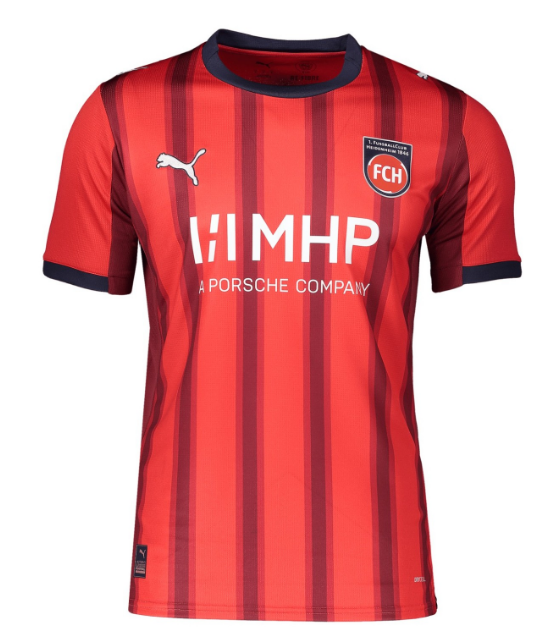 2025/26 1. FC Heidenheim Soccer Jersey Home Custom Football Shirt Fan Version