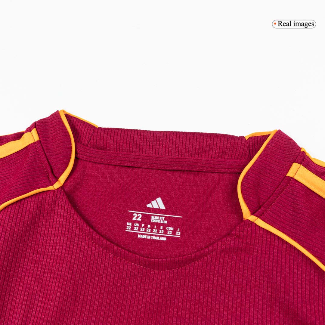 2025/26 Roma Kids Home Full Soccer Kits Football Shirt