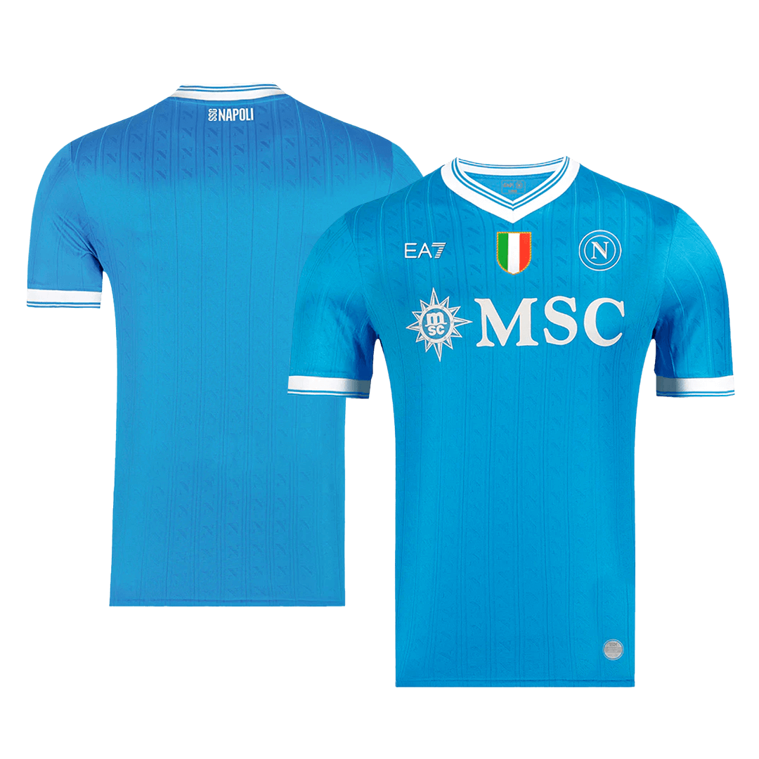 2025/26 Napoli Soccer Jersey Home Custom Football Shirt Player Version