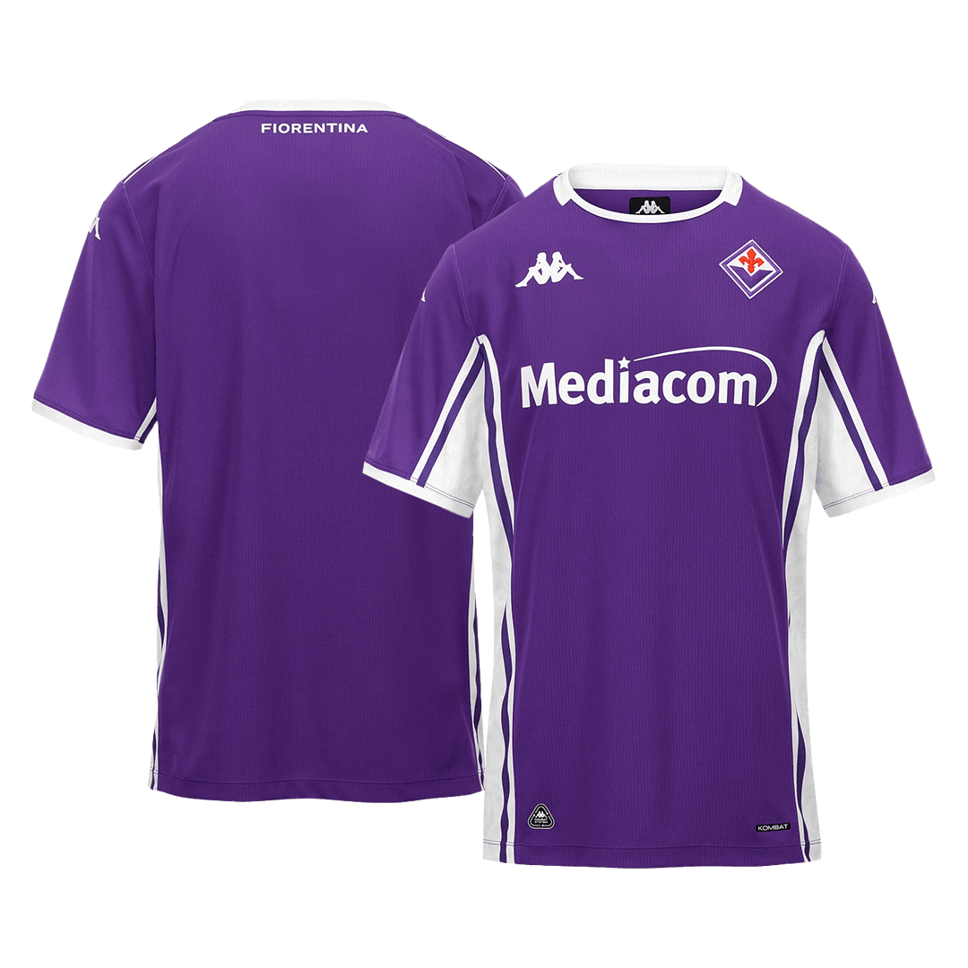 2025/26 Fiorentina Soccer Jersey Home Custom Football Shirt Fan Version