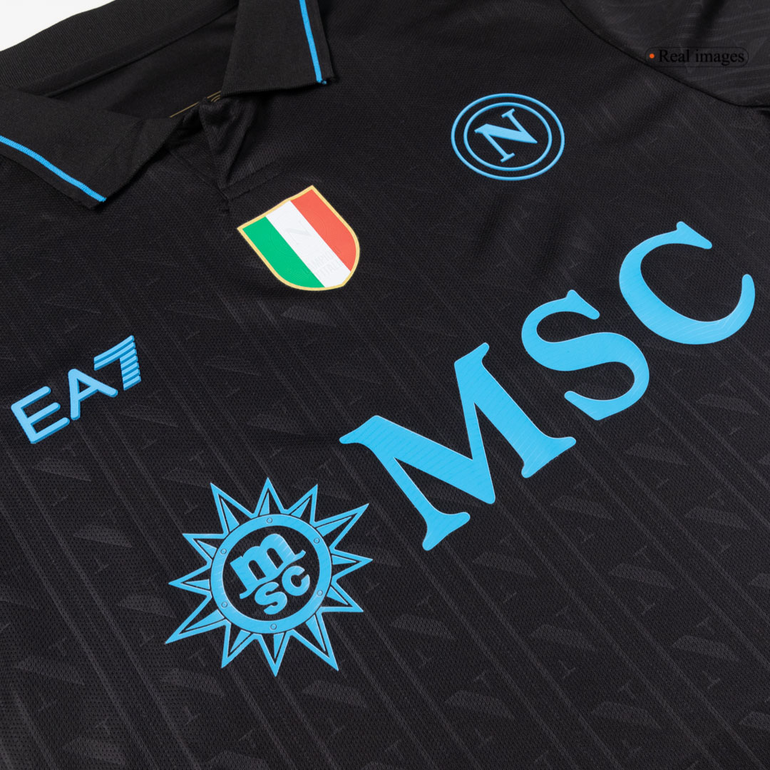 2025/26 Napoli Soccer Jersey Third Away Custom Football Shirt Fan Version