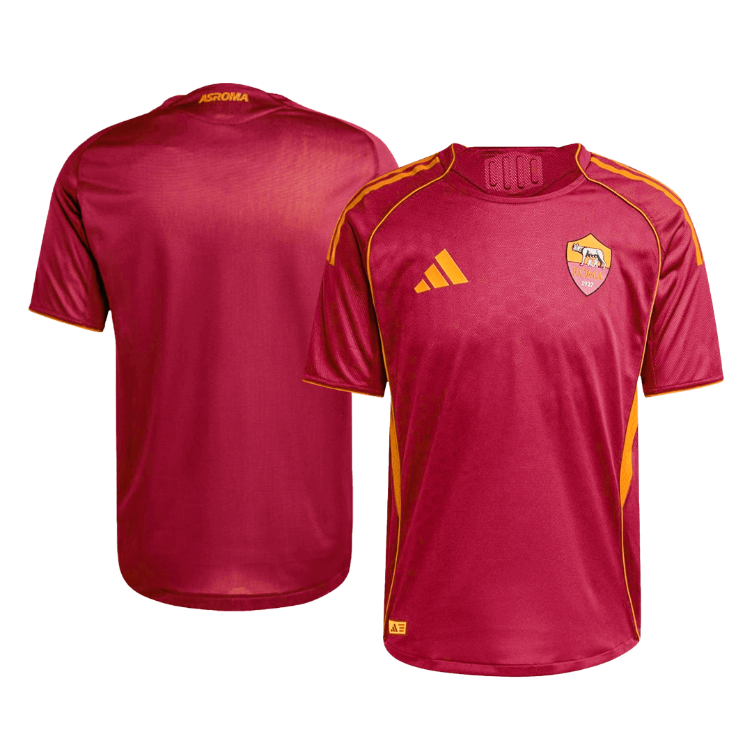 2025/26 Roma Soccer Jersey Home Custom Football Shirt Player Version