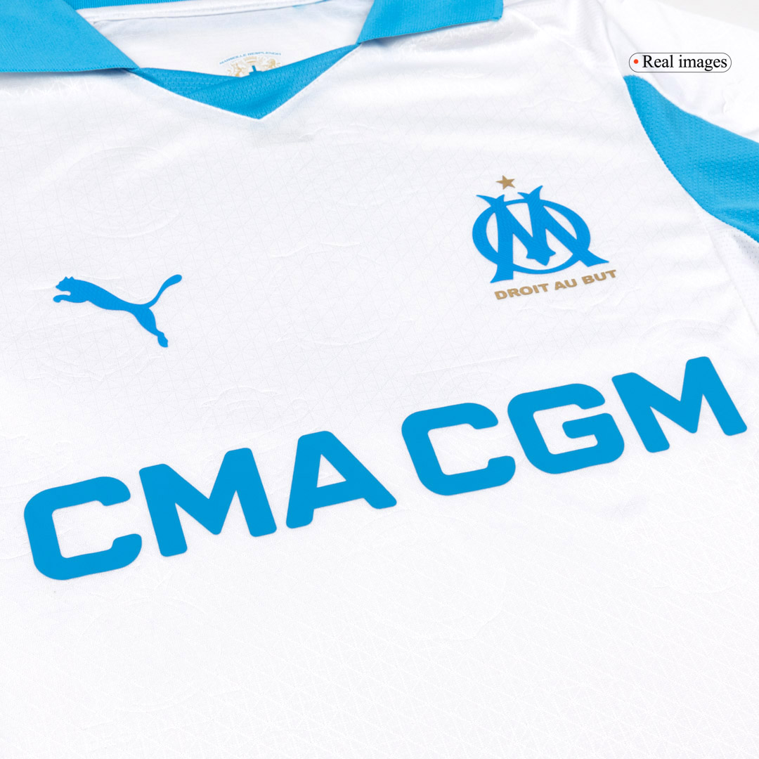 2025/26 Marseille Soccer Jersey Home Custom Football Shirt Player Version