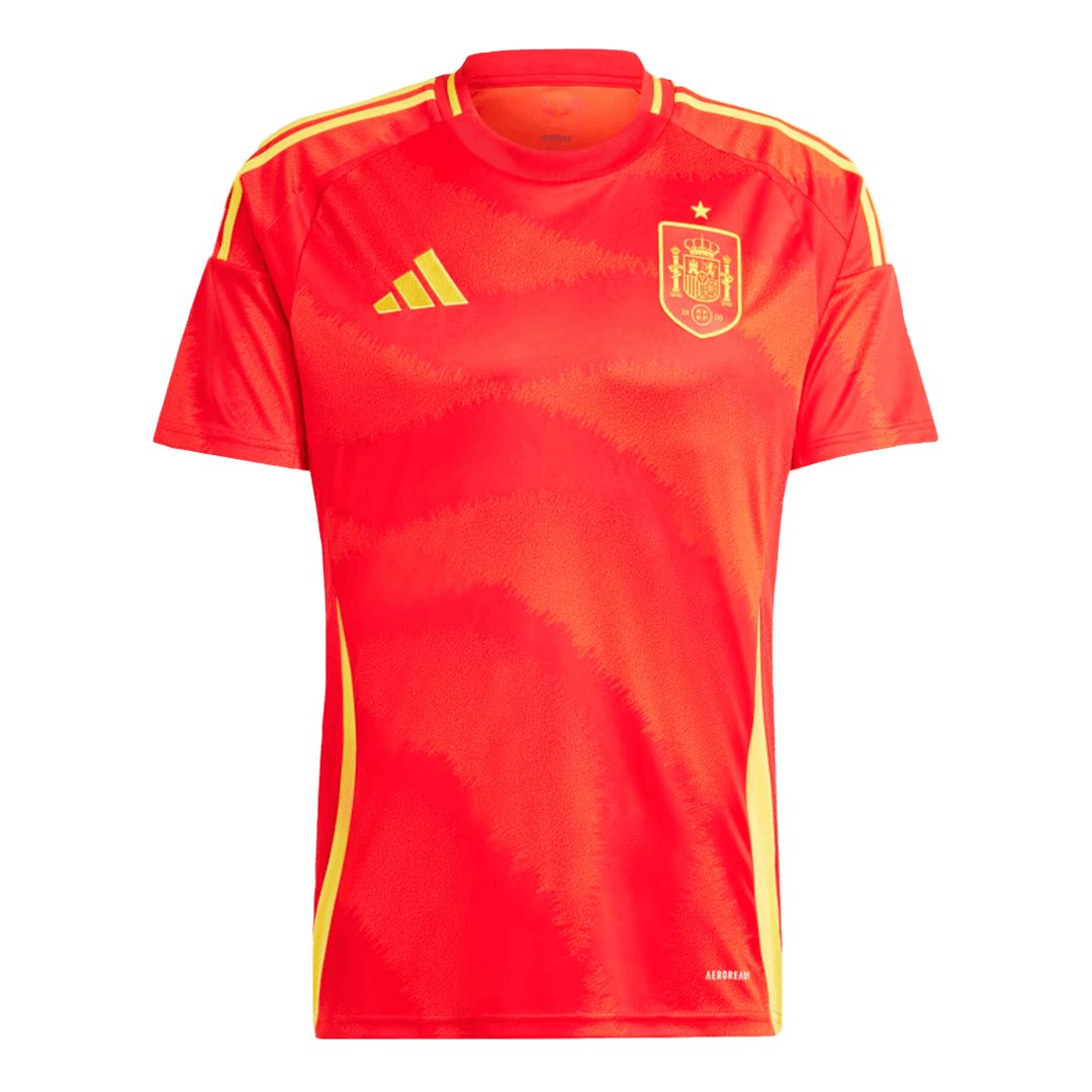 2024 Spain Home Football Shirt Fan version
