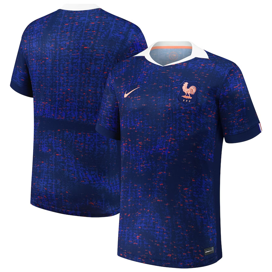2025 France Soccer Jersey Home Custom Football Shirt Player Version