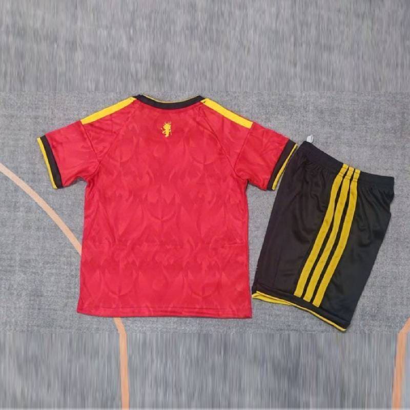 2025/26 Belgium Home Football Shirt Kids Kits