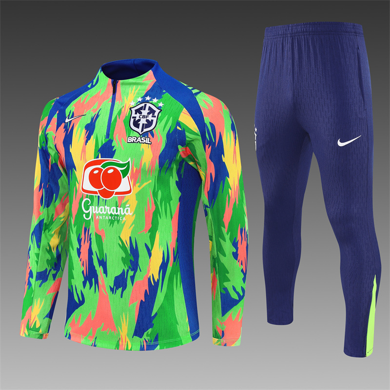 25/26 Brazil Tracksuit Sportswear Adult/Kids 2
