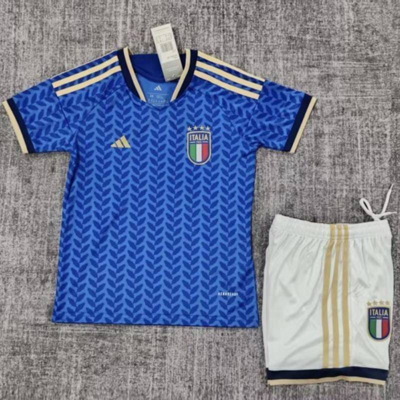 2025/26 Italy Home Football Shirt Kids Kits