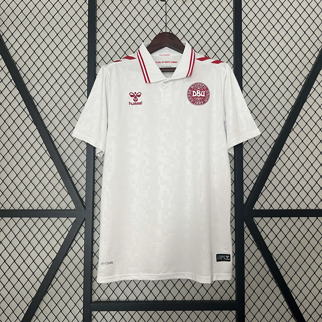 2024 Denmark Soccer Jersey Away Football Shirt Fan version
