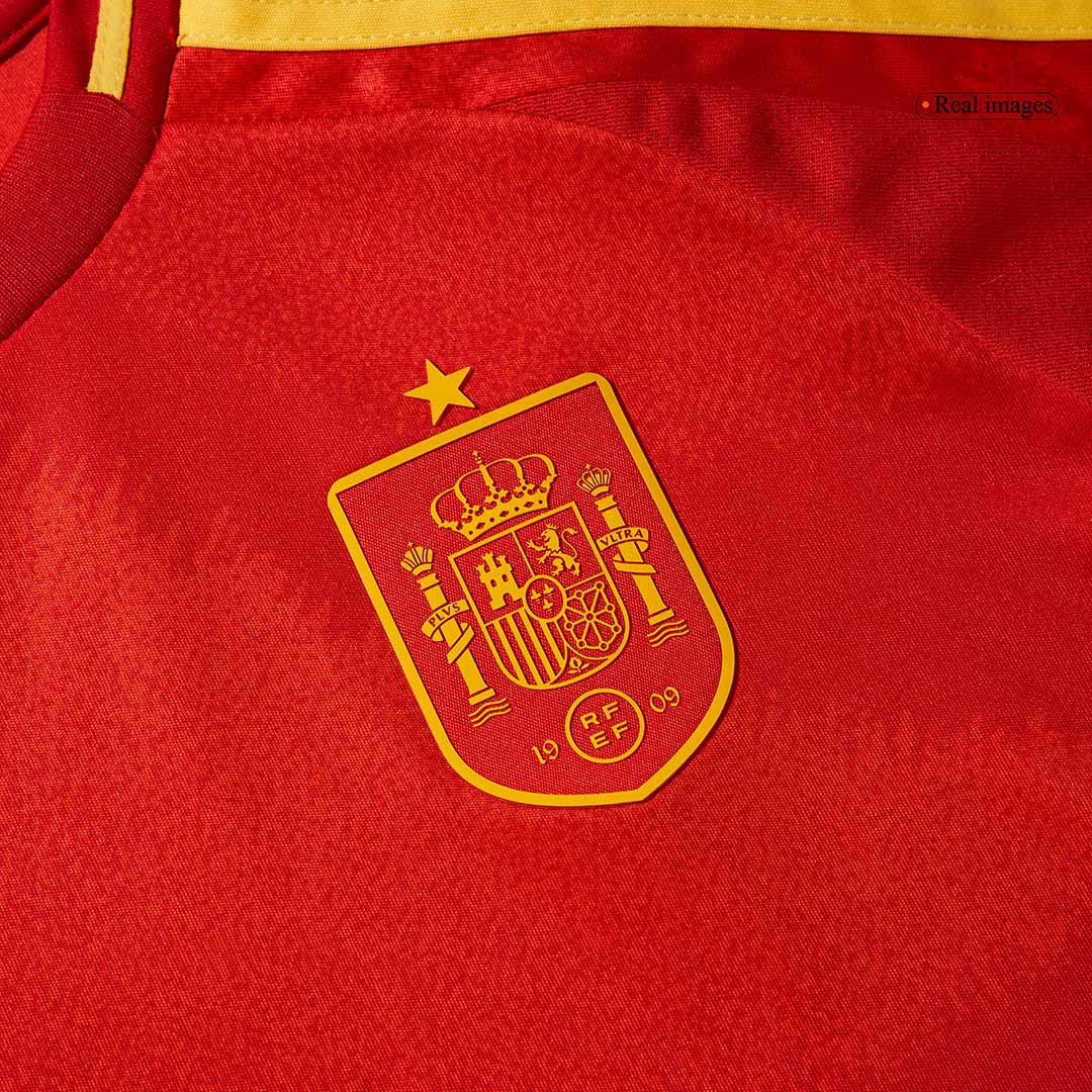2024 Spain Home Football Shirt Kids Kits