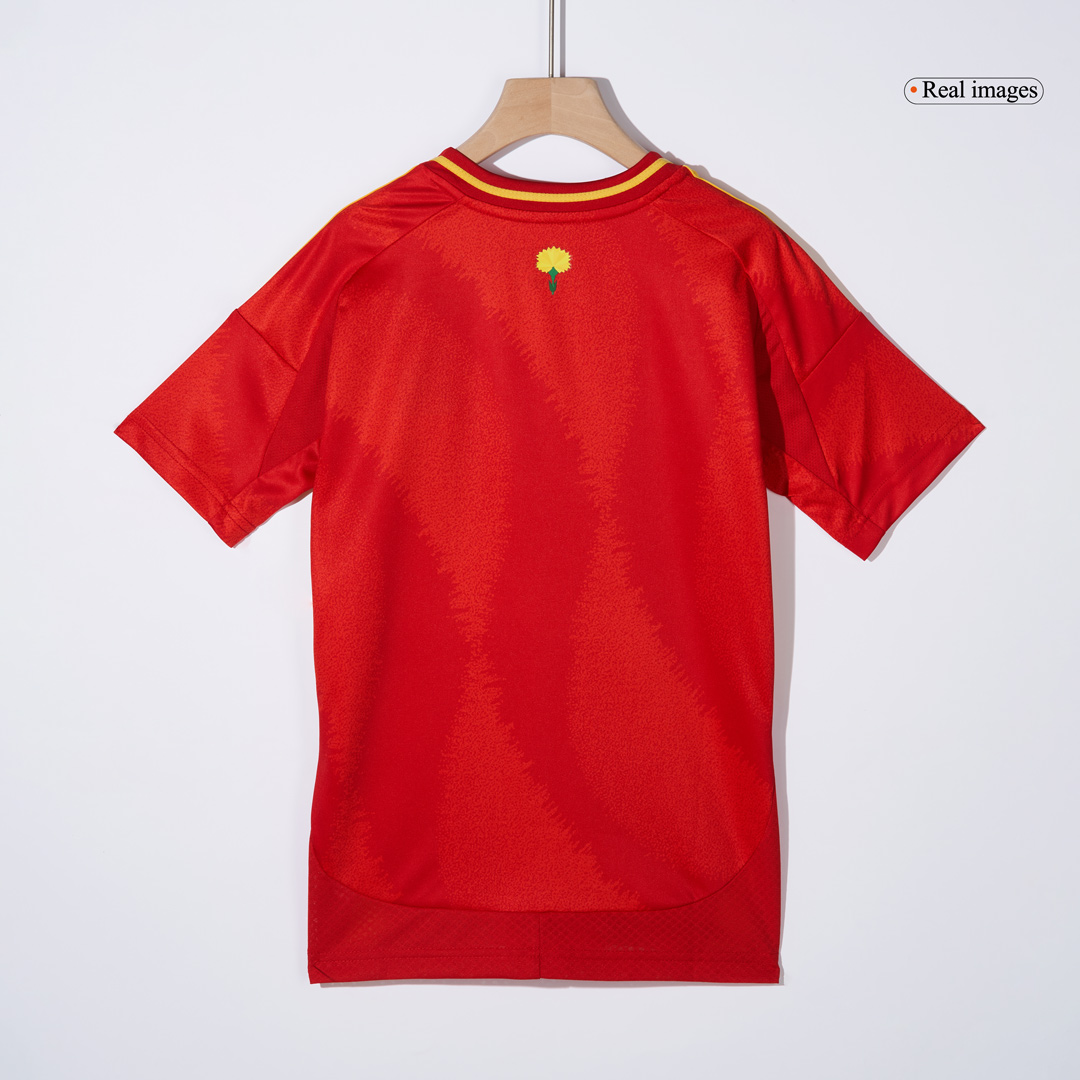2024 Spain Home Football Shirt Kids Kits