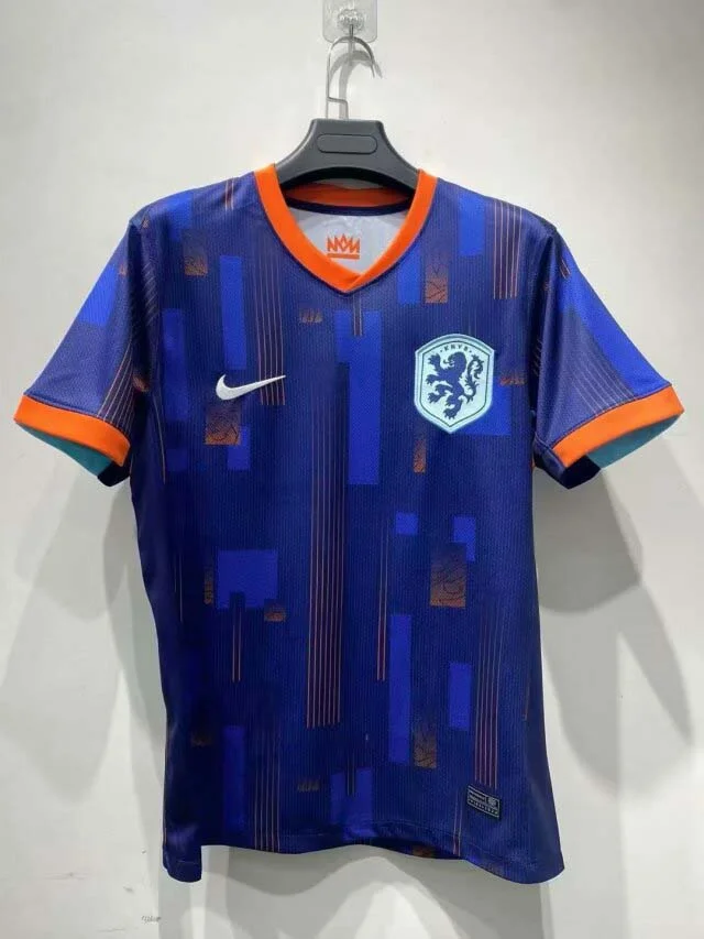 2024 Netherlands Soccer Jersey Away Football Shirt Fan version