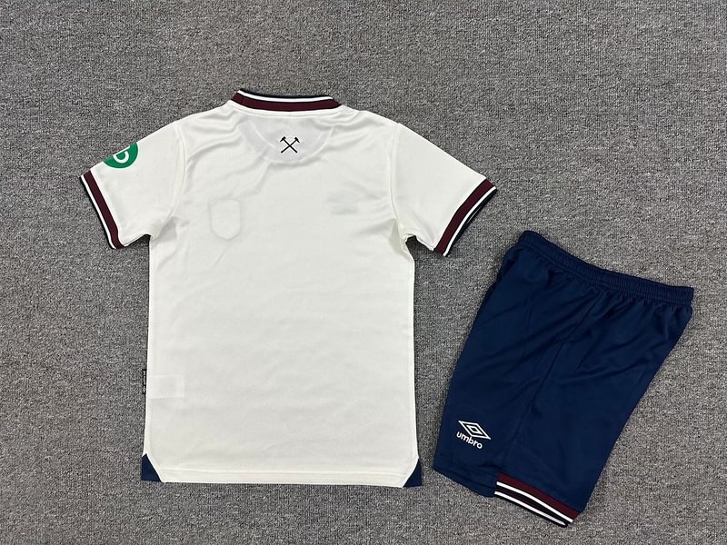 2025/26 West Ham United Kids & Adults Away Full Soccer Kits Football Shirt