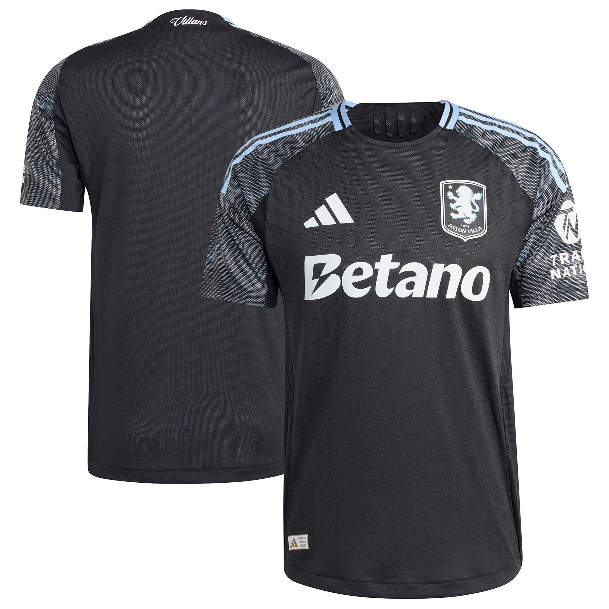 2025/26 Aston Villa Away Football Shirt Player version