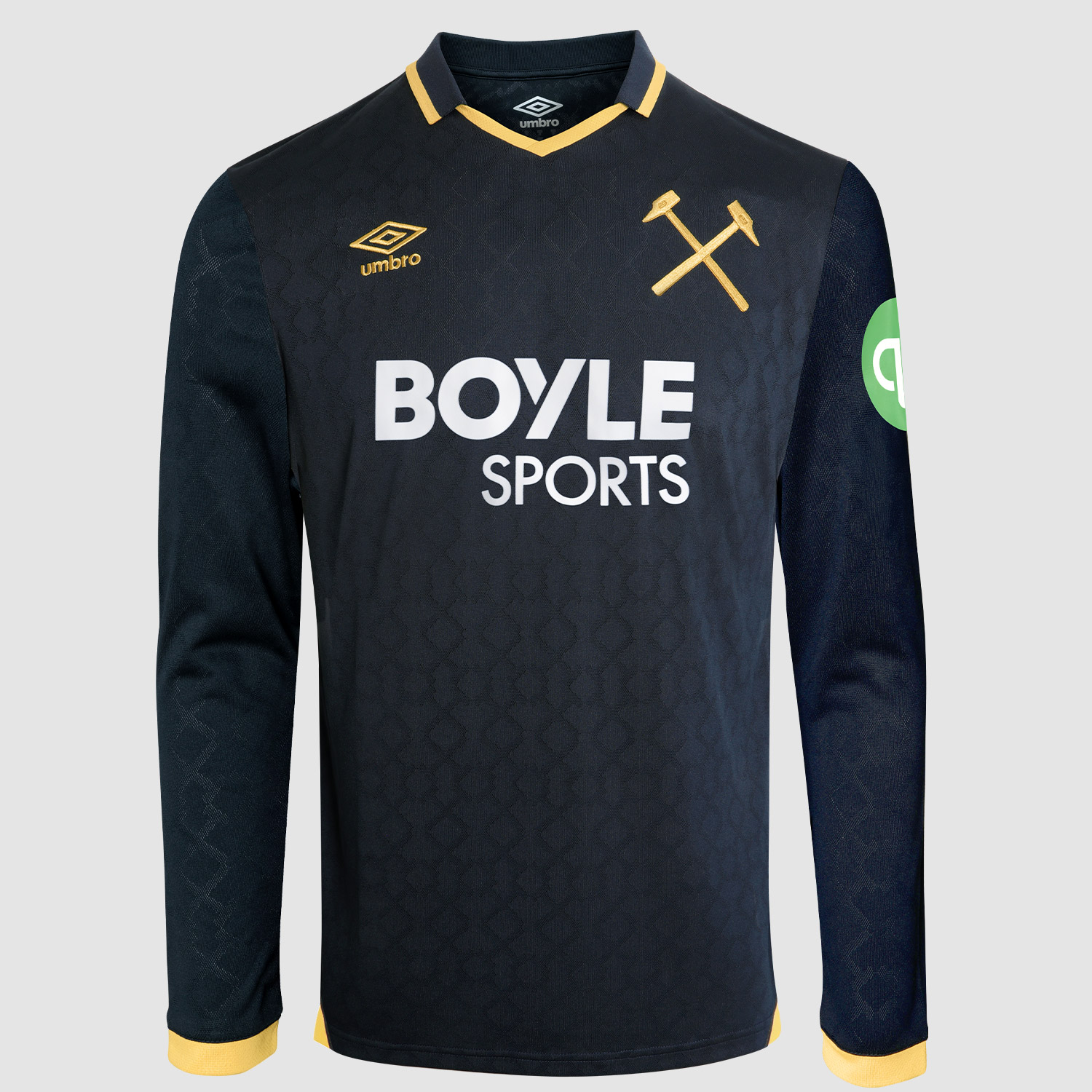 2025/26 West Ham United Long Sleeves Jersey Third Away Custom Football Shirt