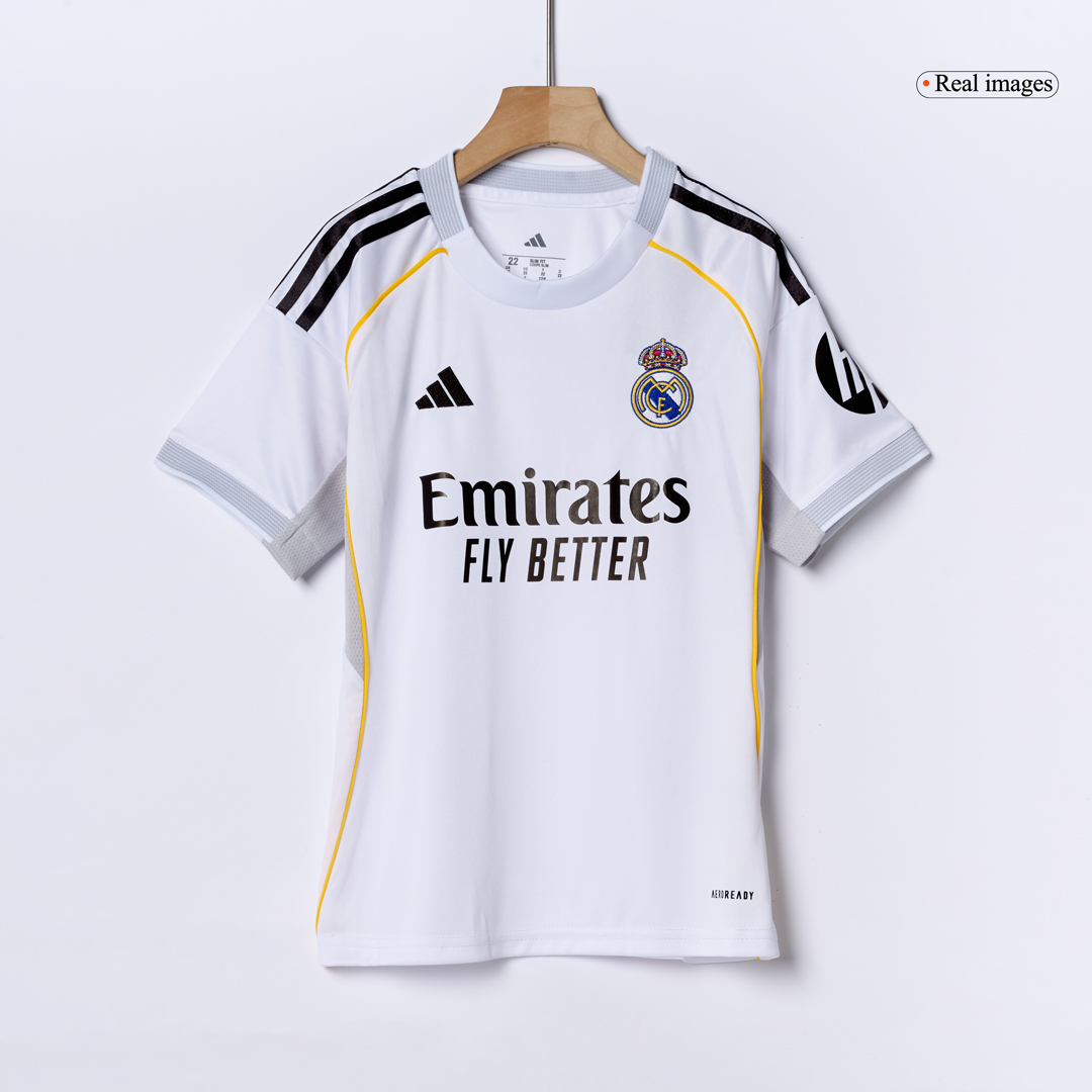 2025/26 Real Madrid Kids & Adults Home Full Soccer Kits Football Shirt