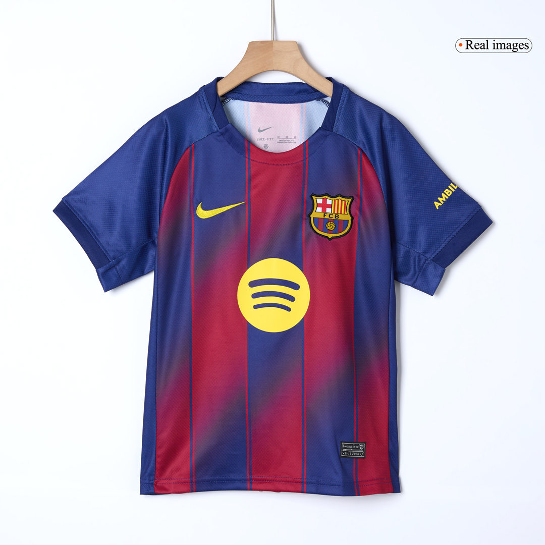 2025/26 Barcelona Kids & Adults Home Full Soccer Kits Football Shirt