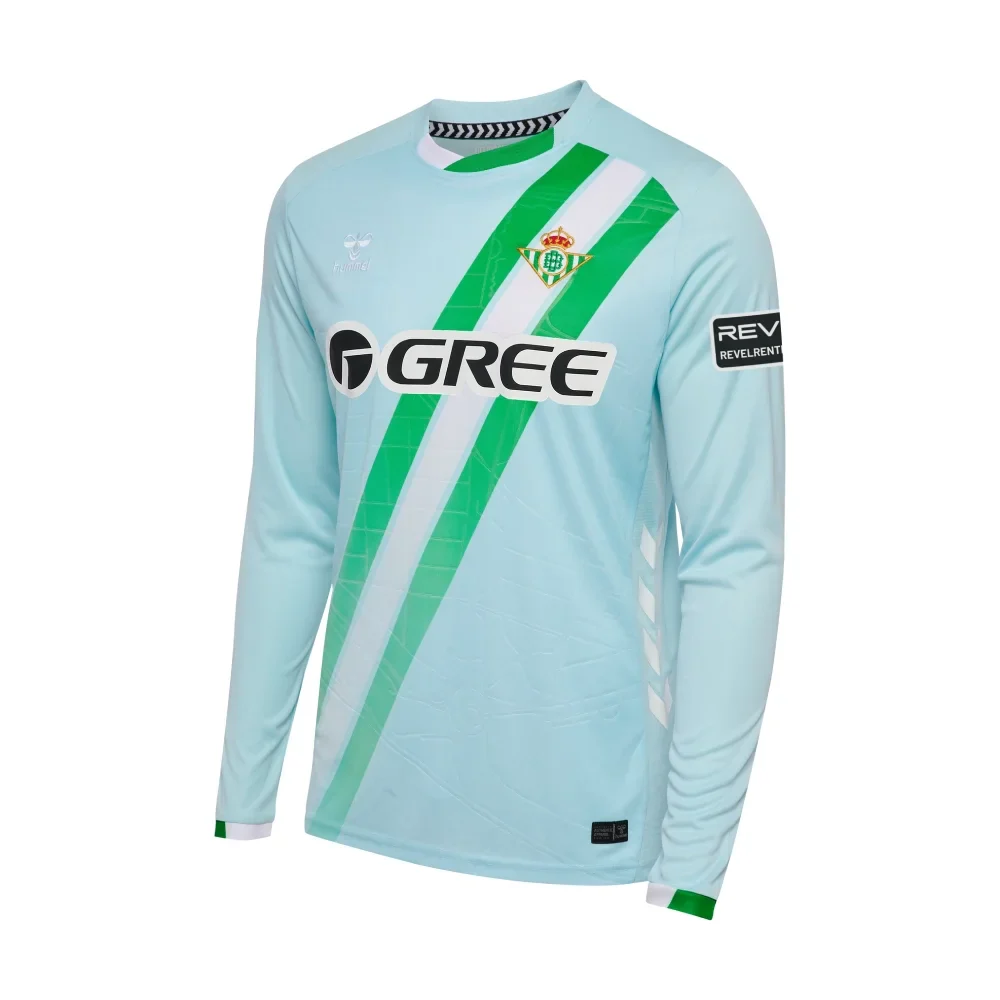 2025/26 Real Betis Long Sleeves Jersey Away Custom Football Shirt